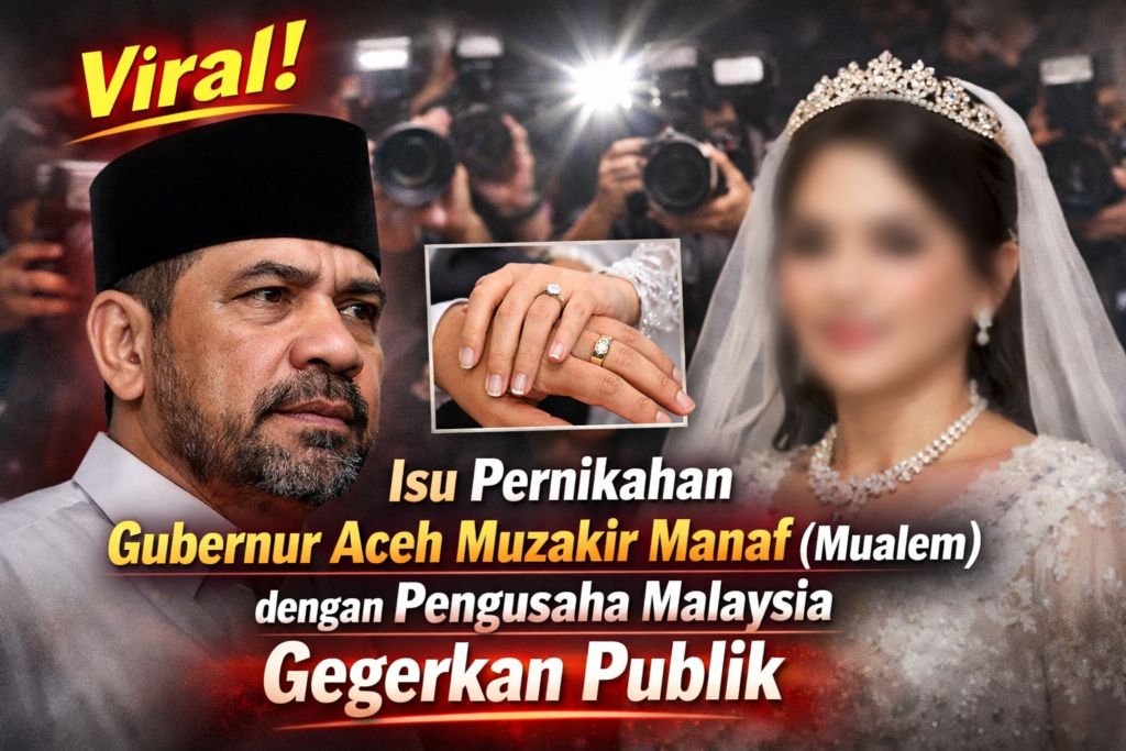 Viral! Isu Pernikahan Gubernur Aceh Muzakir Manaf (Mualem) dengan Pengusaha Malaysia Gegerkan Publik image