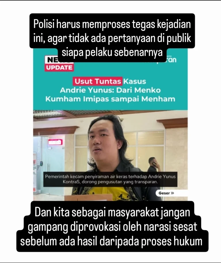 segera!! penegak hukum harus mengusut tuntas agar tidak ada timbul pertanyaan publik dan narasi (12)