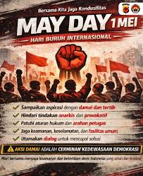 May Day 2026: "Suara Damai, Pesan Sampai", Seruan Aksi Simpatik di Hari Buruh Internasional image